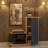 Alcott Modern Hall Tree with Mirror and Storage Cabinet
