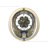 QXM350GRH Melodies In Motion Clock, Brown