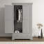 Adaleya 2 Door 1 Drawer Wardrobe-1214912570
