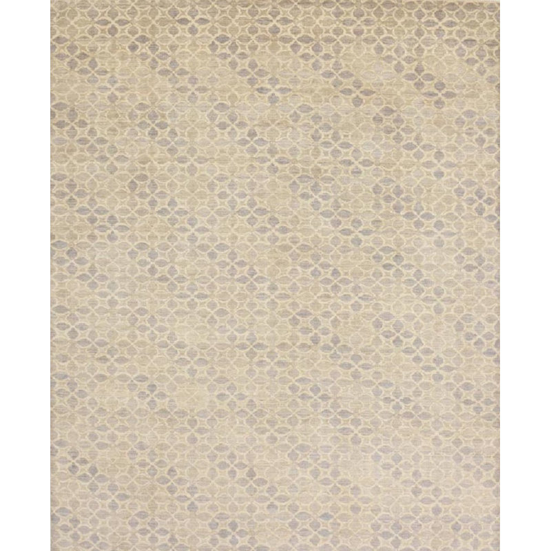 Contemporary One-of-a-Kind Rectangle 8' X 10' Hand Knotted Area Rug