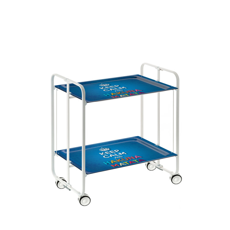 Ambrea Metal Bar Cart