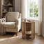 Table d'appoint avec tablette de rangement-125780438