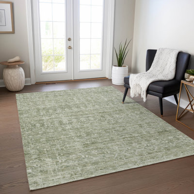 Tapis de sauge Xhevrie intérieur / extérieur lavable à la machine