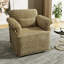 Fauteuil demi-tonneau rembourré et pivotant-41376925