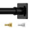 Shower Curtain Rod Adjustable 31-79", Anti-Rust Shower Rod & Spring Tension Shower Rod No Drill, Black Shower Curtain Rod For Bathroom Tension Rod