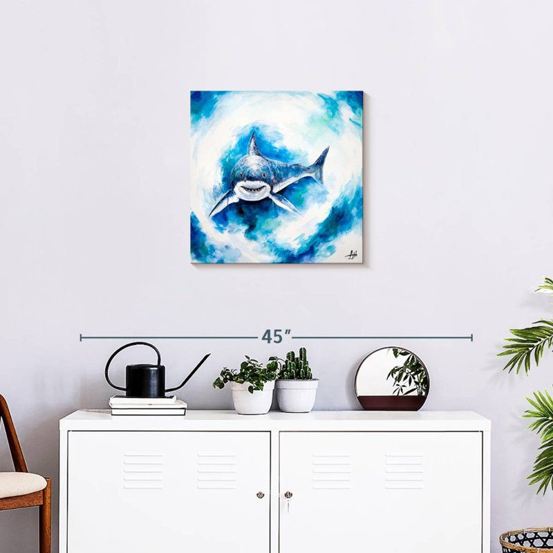 Crowle Signal Shark, 20" H x 20" W