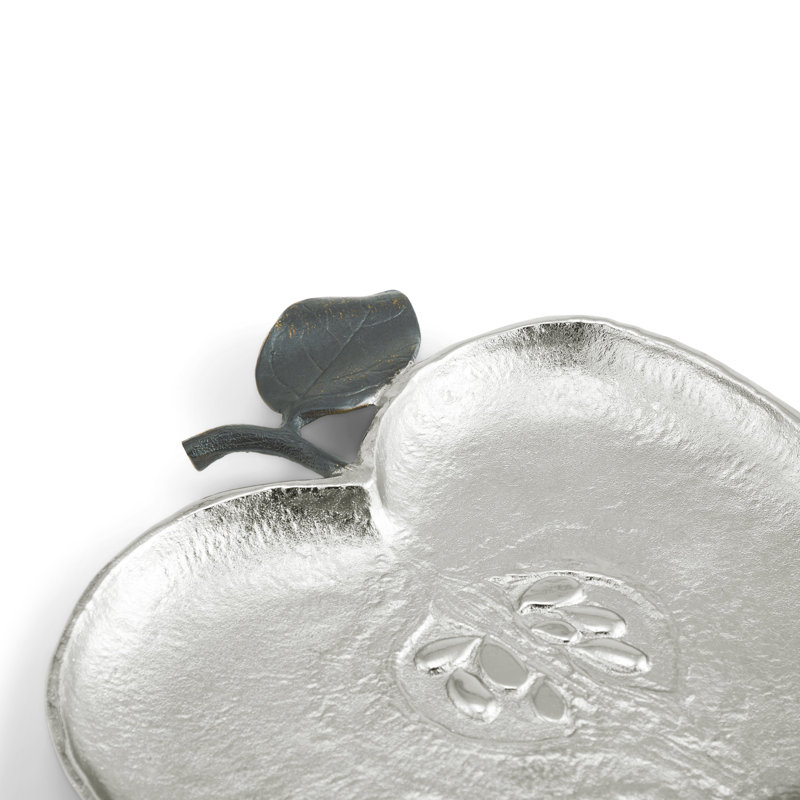 Apple Plate, Silver