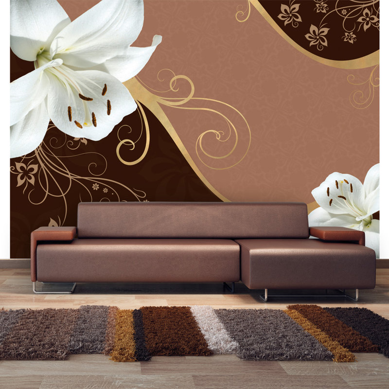 Self Consciousness Wallpaper Mural, 210cm L x 300cm W, Brown