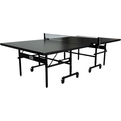 Table de ping-pong intérieure JOOLA Inside 15 Plus Professional - Surface en panneau de fibres à densité moyenne de 15 mm de qualité tournoi, ensemble de filet de tennis de table à serrage rapide - Mode lecture - Assemblage facile en 10 minutes - Table de compétition pliable