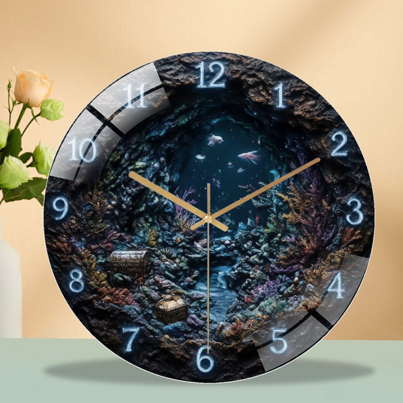 Horloge murale avec horloge murale 12 po
