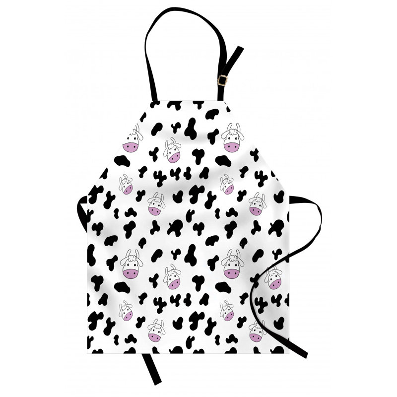 Tablier à imprimé de vache