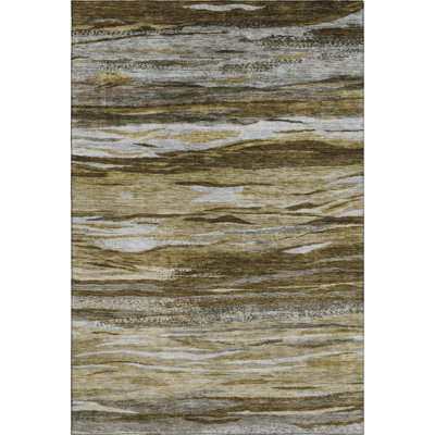 Premium Machine Washable Alaina AMF1933 Waves Rug