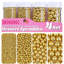 Paillettes dorées pour la décoration de gâteaux