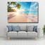 Art mural en verre trempé Coastal Beach-129449232