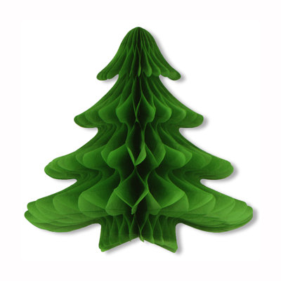 Tissue Hanging Christmas Tree