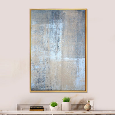 Art moderne gris et bleu II 2FL47734