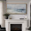 «Coastal Beach Serene Beach Watercolor Coastal Landscape», reproduction d'art sur toile-111176151-98042219