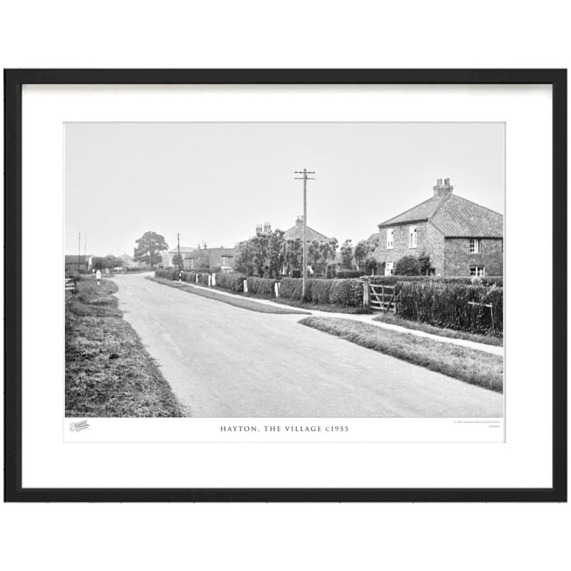 Hayton, The Village C1955 by Francis Frith - Single Picture Frame Print, 40cm H x 50cm W x 2.3cm D