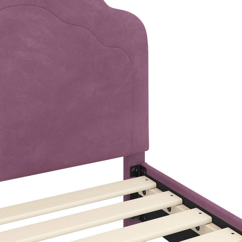 Bed Frame, Purple, Cot Bed / Toddler (70 x 140cm)