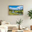 Ensemble de 1 tableau sur toile représentant un ruisseau de montagne-129060979-129060978