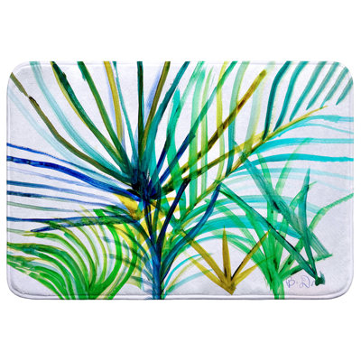 Tapis de bain Teal Palms