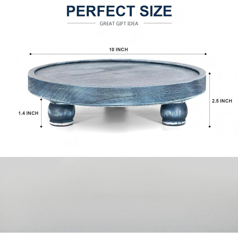 Bathroom Decorative Tray, Blue