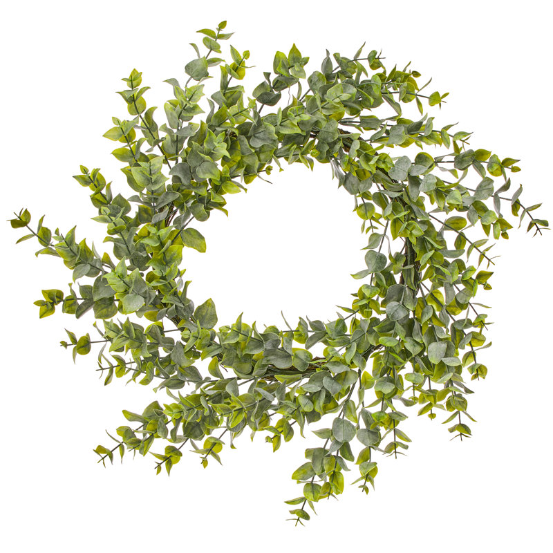 Couronne d'eucalyptus UV 28 po, 28 po x 28 po