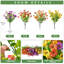 Fleurs artificielles pour plantes artificielles d'extérieur