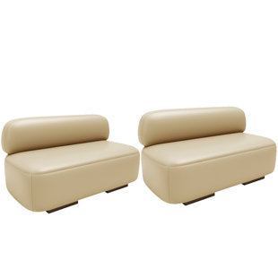 Faux Leather Upholstered Bench