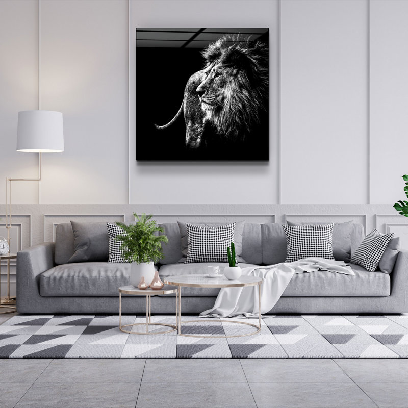 Superbe peinture décorative en verre trempé de 19,7 po x 19,7 po | 100% verre trempé, épaisseur: 0,16 pouce | Impression UV pour des couleurs éclatantes | Parfait pour la décoration intérieure, le salon ou le bureau