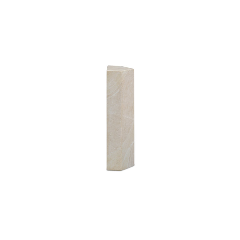 Nix Outdoor Side Table Green, Travertine
