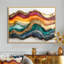 Abstrait marbré arc-en-ciel, couleurs de la vie III - art mural arc-en-ciel-1479392921-1479392926