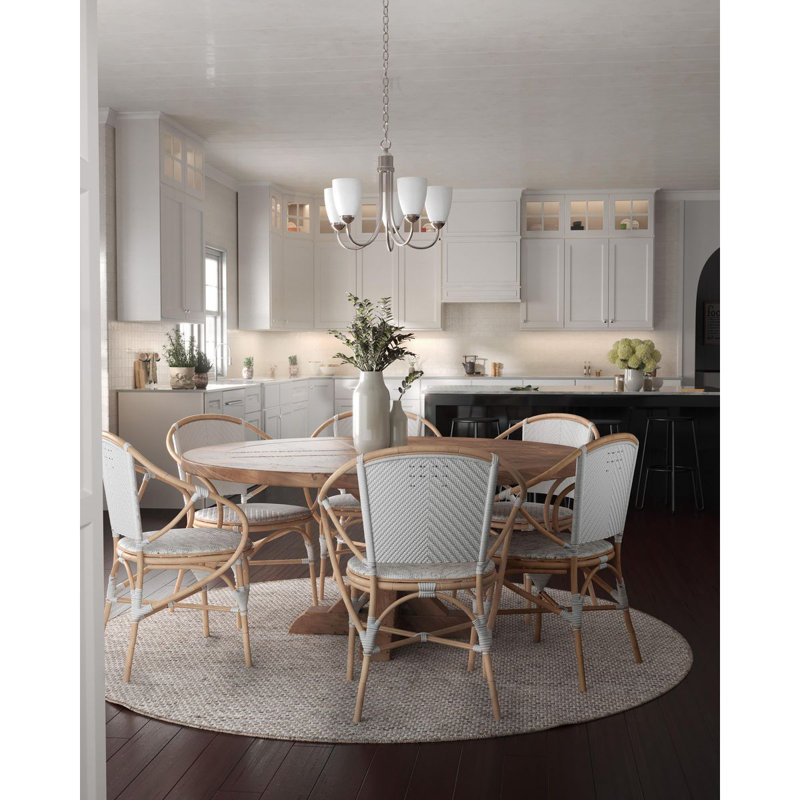Gather 3 - Light Steel Dimmable Chandelier, Antique Bronze
