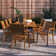 Alyisa Rectangular 8 - Person 118'' Long Dining Set