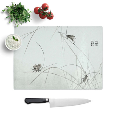 Tempered Glass Crickets Chopping Board