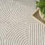 Tapis d'intérieur moderne ivoire Coedy-107820453