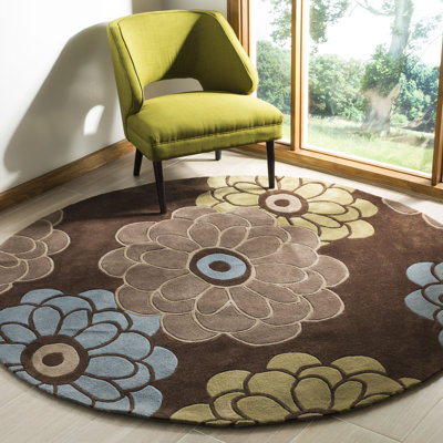 Modern Art Hand-Tufted Multi-Coloured Area Rug