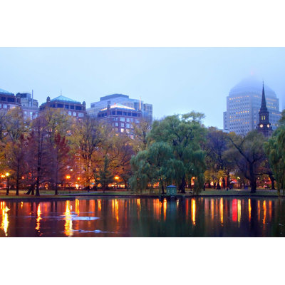 Boston Public Garden by Coleong - Wrapped Canvas Photograph