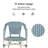  Dining Chair Set Of 2 Outdoor french Chairs With Hand-Woven Aluminum Wicker Rattan-609410826