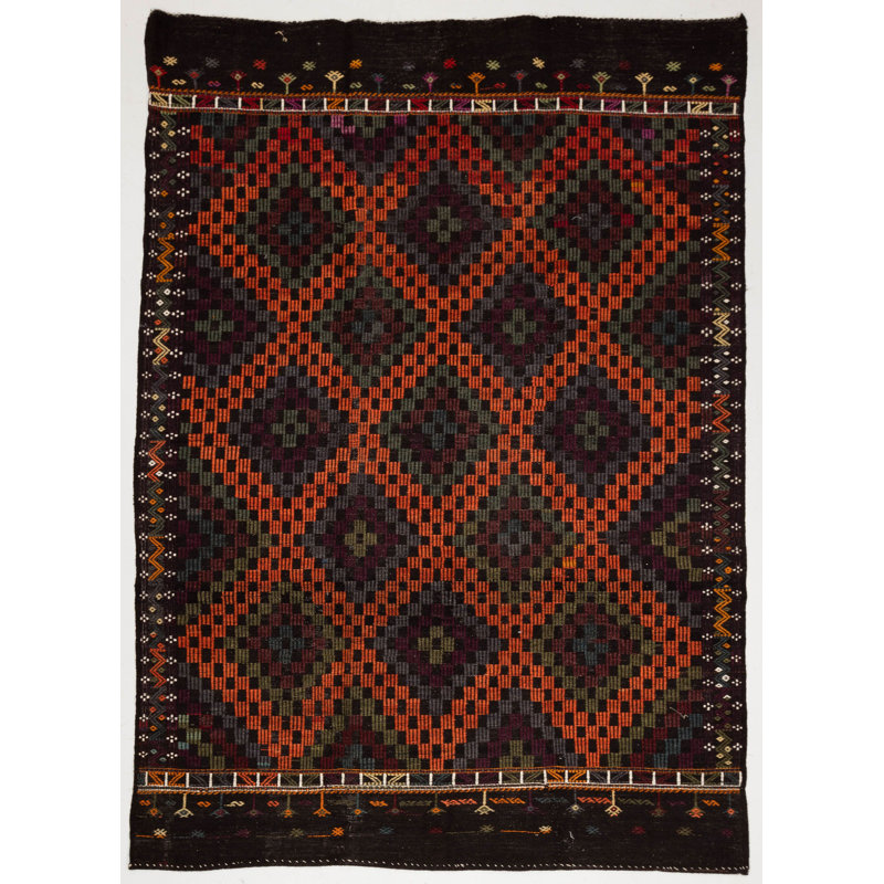 Flatweave Geometric Area Rug