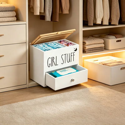 Feminine Care Storage Organizer Box