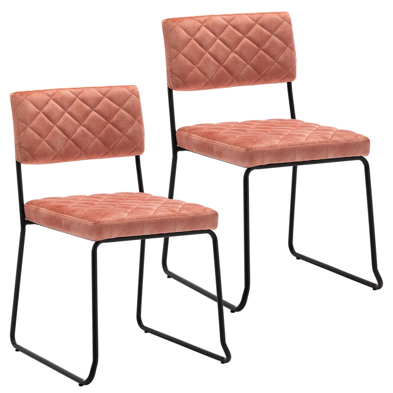 Boganville Upholstered Chair, Black, Corals