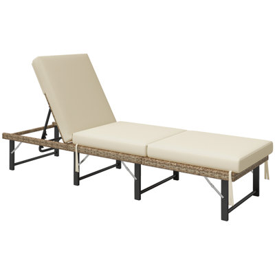 198cm Long Single Chaise with Cushions
