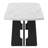 63" Modern Faux Marble Dining Table-1338280950