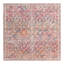 Tapis floral tissé à la machine Engelhardt en chenille ivoire / rose-1028141532