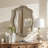 Mickelena Metal Scalloped Wall Mirror