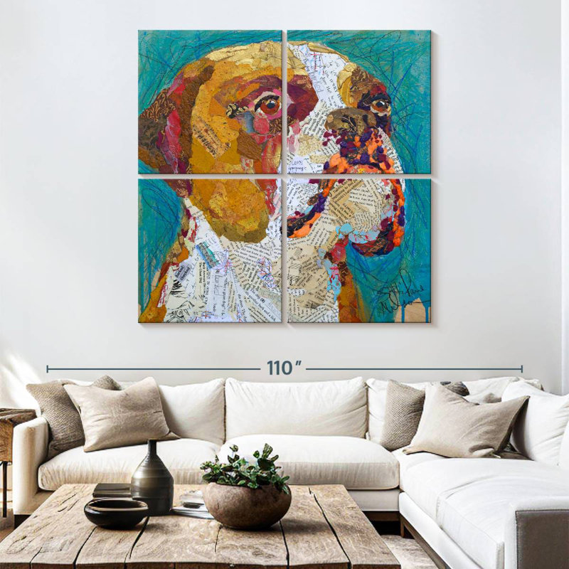 Brampt Beach Boxer, 74" H x 74" W