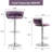 Ginko Modern Adjustable Bar Stools, Swivel Counter Stools with Upholstered Seat, Backrest, Footrest and Metal Frame for Kitchen and Home Bar -879564331-898201623-935555700