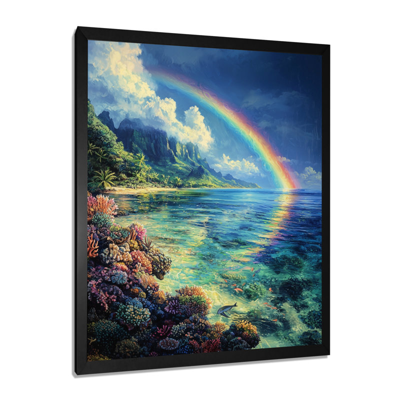 Ayerim - paysages, impressions sur toile, H 32 po x l 24 po, Noir, Reproduction encadrée d'une seule photo