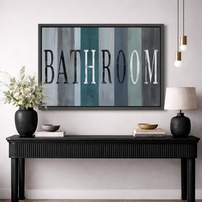 Art de salle de bain, images de salle de bain, impression encadrée sur toile, impression sur toile